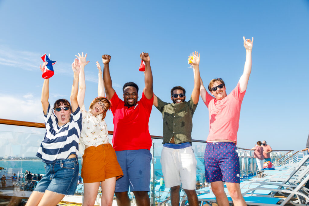 Carnival Cruise guests having a fun time